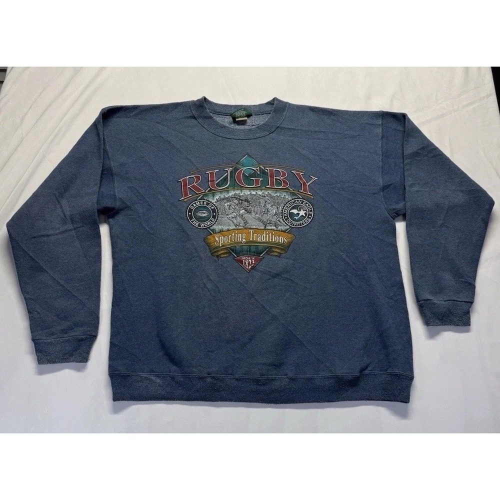 Vintage‎ American Eagle USA Rugby Sweatshirt XL Sporting Traditions crewneck